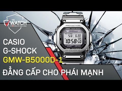 REVIEW ĐỒNG HỒ NAM CASIO G-SHOCK GMW-B5000D-1 | ĐẲNG CẤP CHO PHÁI MẠNH