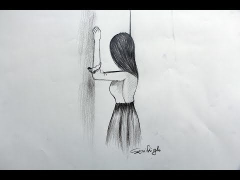 How To Draw A Sad Girl Step By Step For Beginners