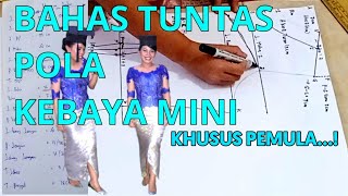 Download lagu Bahas Tuntas Cara Buat Pola Dasar Kebaya (Kebaya Mini) mp3