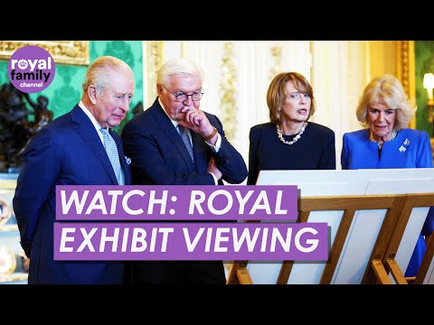 WATCH: King and Queen Show President Steinmeier Special Royal Collection Exhibit