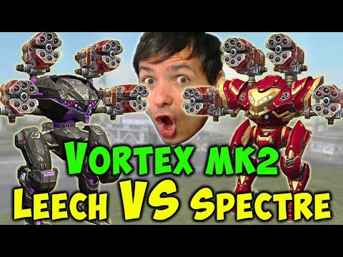VORTEX Troll Duel: SPECTRE VS LEECH - War Robots Mk2 Fun Gameplay WR