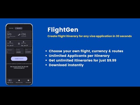 Create Flight Itinerary video thumbnail