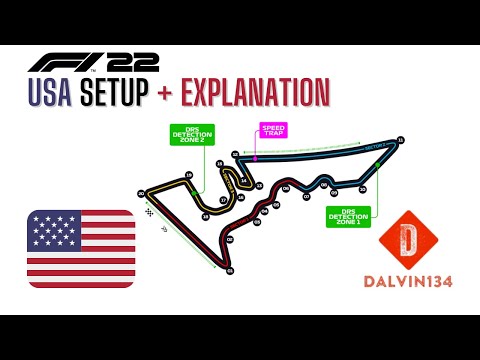 USA Hotlap + Setup + Explanation | F1 22