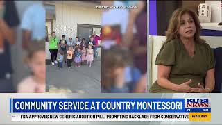 Community Service at Country Montessori School on KUSI