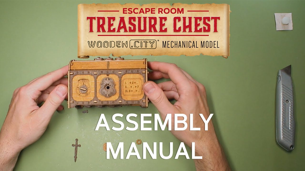 Escape Room Treasure Chest assembly manual | Wooden.City