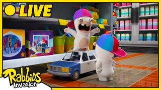 Download lagu [LIVE 🔴] Rabbids Invasion | The Rabbids are out of control! | Raving Rabbids mp3