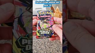 Ripping a Pokemon tcg Perfrect Order booster pack. #viralshorts