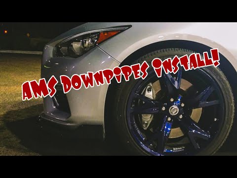 Installing AMS Downpipes On My INFINITI Q50