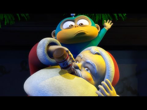 Dancing Santa 🎅 - Alien Monkeys #Christmas #Holidays | WOW CLUB