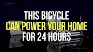 Green Technology – 60 Minutes on this bike can power your home for 24 hours – Idea Snack
