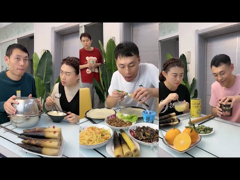 Trending 🔥 Funny Husband Wife Yummy Food Eating Challenge||Prank 😂🤫||Comedy 🤣🤣