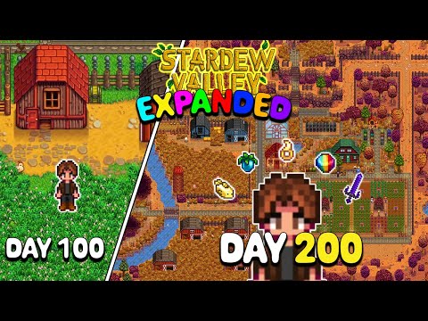 I Played 200 Days of Stardew Valley EXPANDED...You won't BELIEVE what happened
