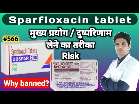 Sparquin 200 mg tablets,  sparfloxacin