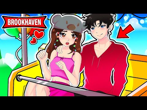 Brookhaven, But I GOT TRAPPED with MY CRUSH in a FERRIS WHEEL..