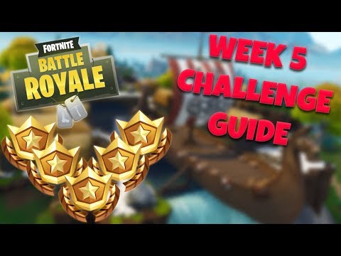 HOW TO COMPLETE ALL WEEK 5 CHALLENGES – SEASON 5 | FORTNITE BATTLE ROYALE TIPS/TUTORIALS
