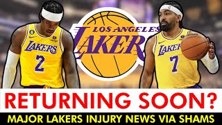 MAJOR Lakers Injury News On Jarred Vanderbilt & Gabe Vincent Returning Soon via Shams Charania