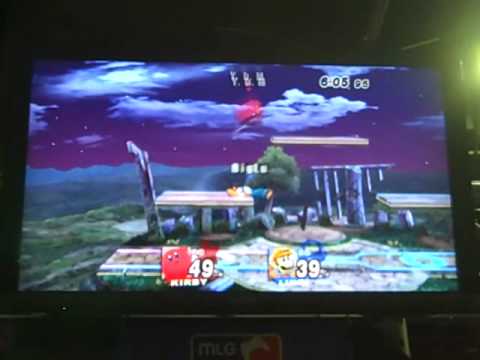 MLG Columbus 2010   Big Lou (Luigi) Vs. Y.B.M. (Kirby) 1 - SSBB - SSBB - SSBB