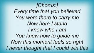 Anthony Callea - You Saved Me Tonight Lyrics