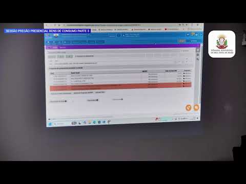 SESSÃO PREGÃO PRESENCIAL BENS DE CONSUMO PARTE 3