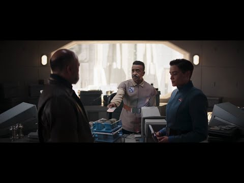 Carson meet with Colonel Tuttle at his office - The Mandalorian Season Three (2023)