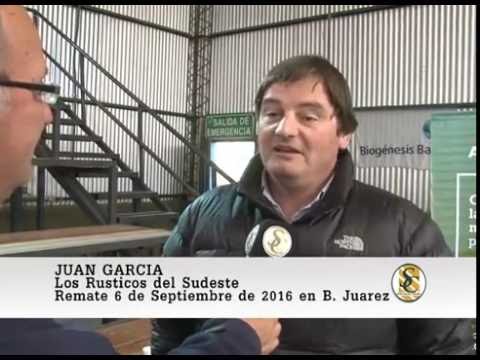 NOTA JUAN GARCIA - LOS RUSTICOS DEL SUDESTE - EL 6 DE SEPTIEMBRE EN B. JUAREZ.