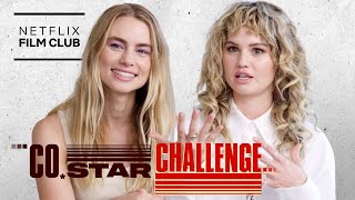 Debby Ryan & Lucy Fry Play The Co-Star Challenge | NIGHT TEETH | Netflix video