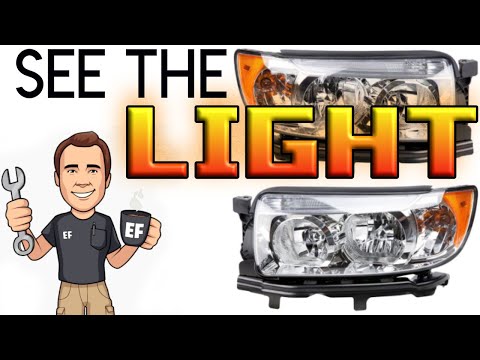 SUBARU Forester Headlamps- REPLACEMENT & AIMING!