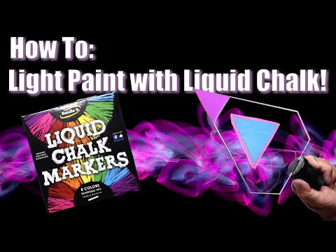 How To Light Paint with Liquid Chalk