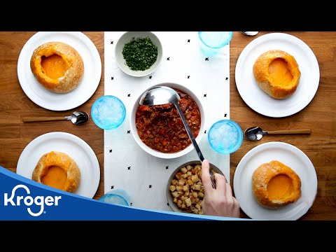 How to Make Chili Cheese Bread Bowls | Tasty Tonight |...