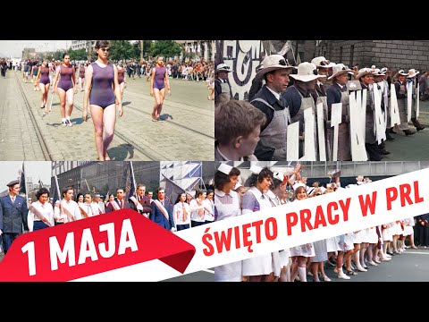 Labor Day in the People's Republic of Poland in old photos from 1948-1975 / History of Poland