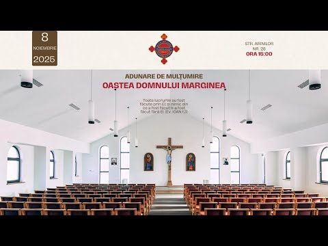 Adunare de mulțumire || Oastea Domnului Marginea - 8.11.2025