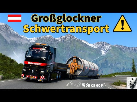 ETS2 #46 ⚠️Großglockner Schwertransport XXL - 74 Tonnen & 520 PS über den Hochalpen Pass⚠️