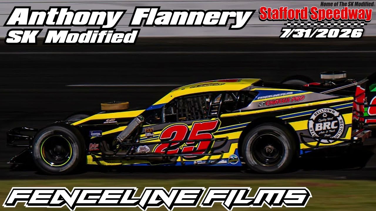 Anthony Flannery SK Modified at Stafford Speedway