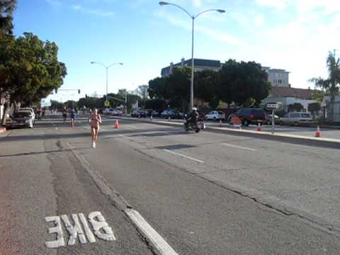 Jenn Shelton running the 13.1 Marathon