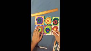 Wassily Kandinsky: Color Study + Organic Circles