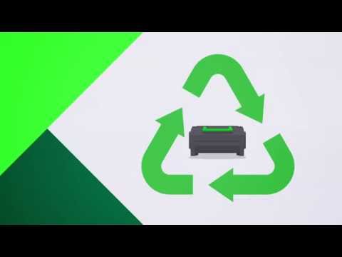 Lexmark 74C0W00 | Tonerio atliekų konteineris video