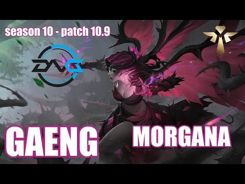【韓国サーバー/M1】DFM GAENG モルガナ(Morgana) VS スレッシュ(Thresh) SUP - Patch10.9 KR Ranked【LoL】