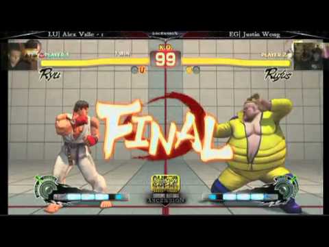 2012 Season Beatings Ascension LU Alex Valle vs EG Justin Wong Top 8