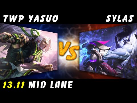 TheWanderingPro - Yasuo vs Sylas MID Patch 13.11 - Yasuo Gameplay