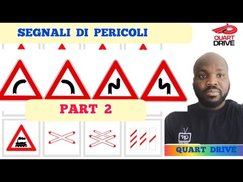 SEGNALI DI PERICOLO PT.2  PATENTE B ENGLISH THEORY