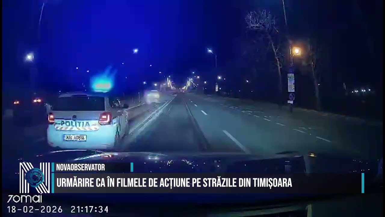 URMĂRIRE CA ÎN FILMELE DE ACȚIUNE PE STRĂZILE DIN TIMIȘOARA