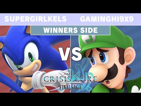 2GG Crisis Core - LZR | SuperGirlKels (Sonic) Vs. GamingHI9x9 (Luigi) Winners Pools - Smash Ultimate