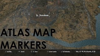 Skyrim Special Edition Mod Review Atlas Map Markers for Skyrim Reloaded