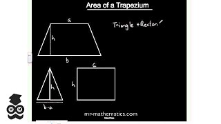 Proof of Area of Trapezium Mathematics Revision | GCSE Maths | Mr Mathematics