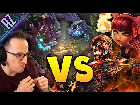 MAOKAI vs ANNIE BRAND - VOGLIONO BRUCIARE L'ALBERO - AZ PENTAKILL CHALLENGE