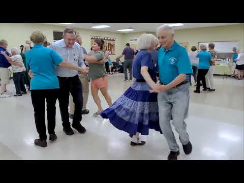 Square dancing with Ken Burke calling at the West County Spinners in St. Louis, MO 9/29/25.