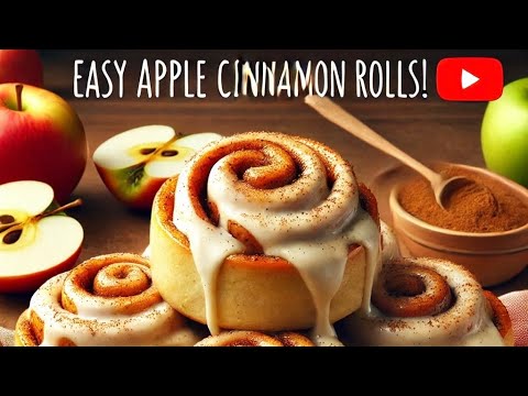 Easy Apple Cinnamon Rolls Recipe 🍎 - Viral Fall Dessert 2025 You NEED To Try!