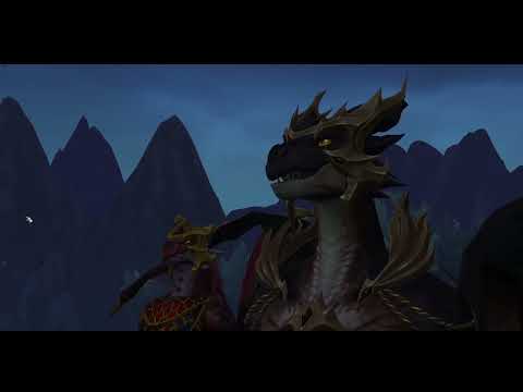 World of Warcraft Dragonflight - Wrathion and Ebyssian meet Emberthal Cutscene