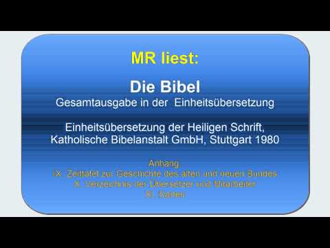 Die Bibel ungekürzt - Deutsche Einheitsübersetzung: Anhang - 8. Lesung