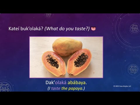 Let's Talk Taíno 52 - Sense of Taste 👅😋